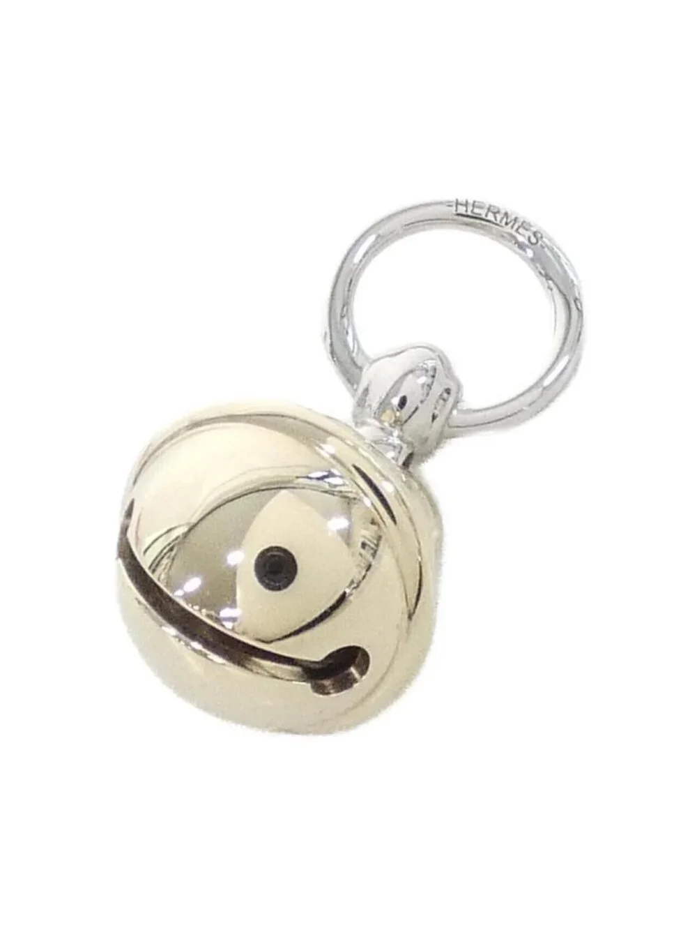 ★SOLD★ Hermes Charm Grelo Scarf Ring Perma Brass - Picture 1 of 4